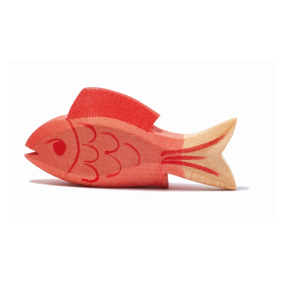 Ostheimer Action- & Spielzeugfiguren Ostheimer Fisch rot, Holztier, ab 3 Jahre