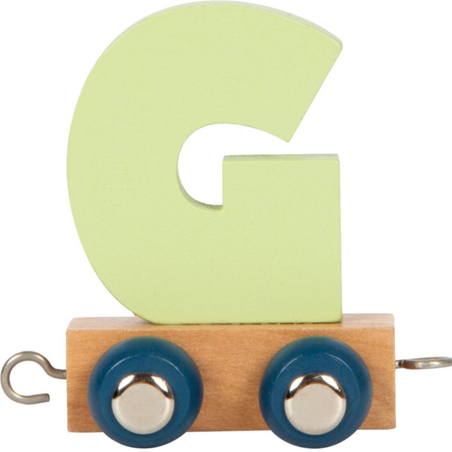 small foot Holz-Buchstabenzug „Polar“ – personalisiertes Geschenk ab 2 Jahre