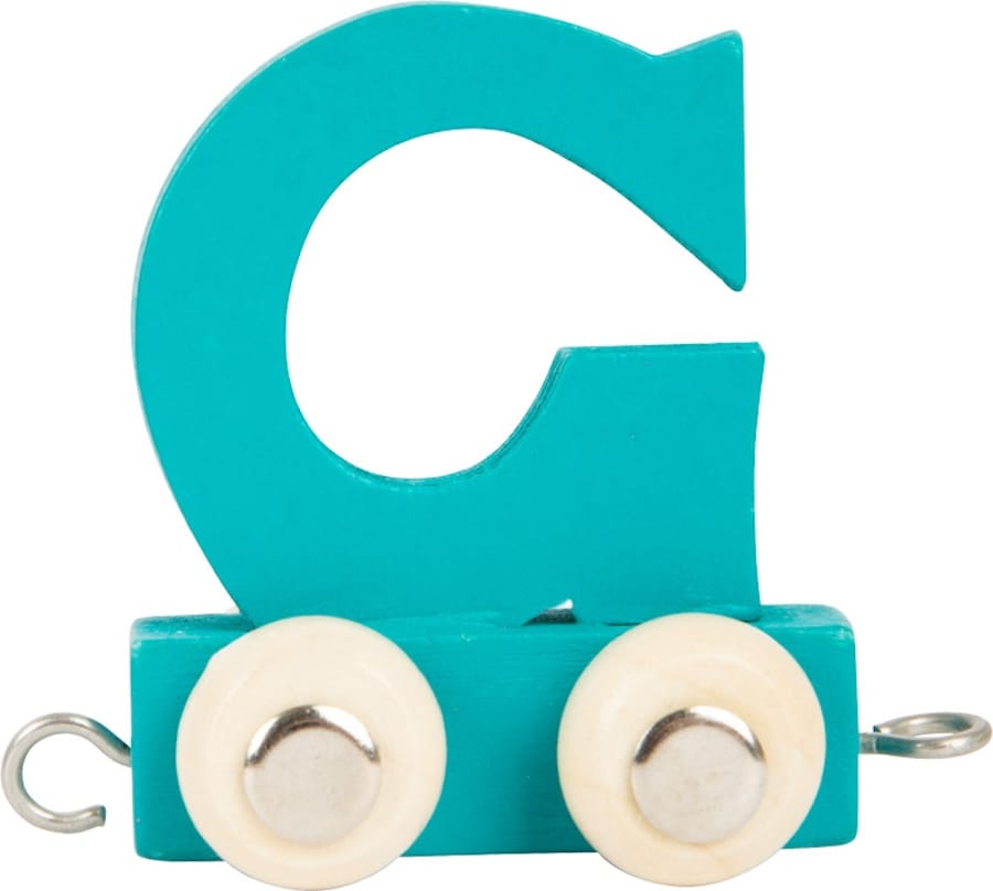 Legler Dekoration G bunt Buchstabenzug Namenszug aus Holz – Personalisierte Geschenkidee