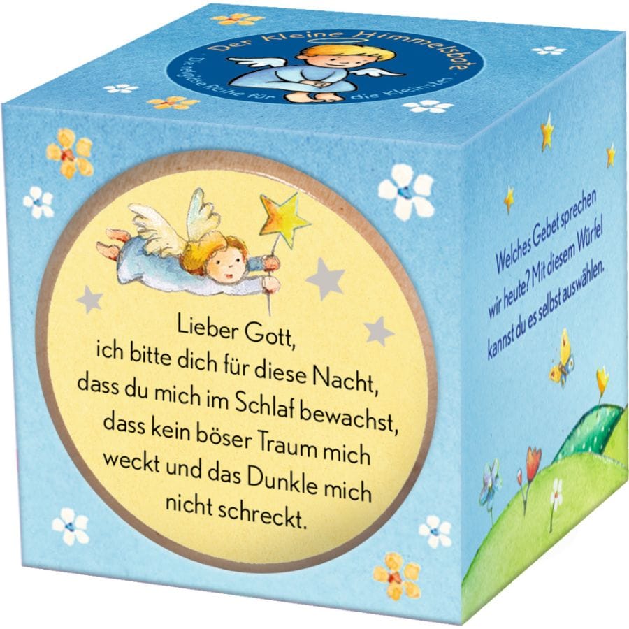 Spiegelburg Rollenspiel Coppenrath Der kleine Himmelsbote – Gebetswürfel aus Holz ab 24 Monaten
