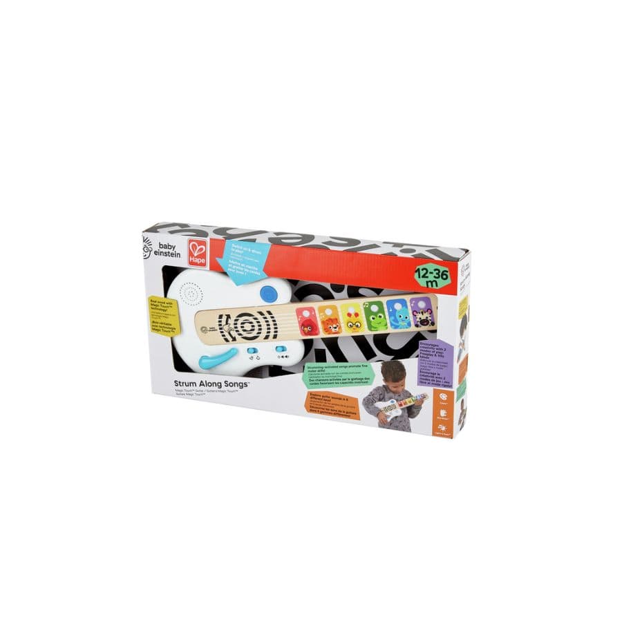 Toynamics Kreativspielzeug Hape Touch Gitarre – Magic Touch Musikspielzeug ab 12 Monate