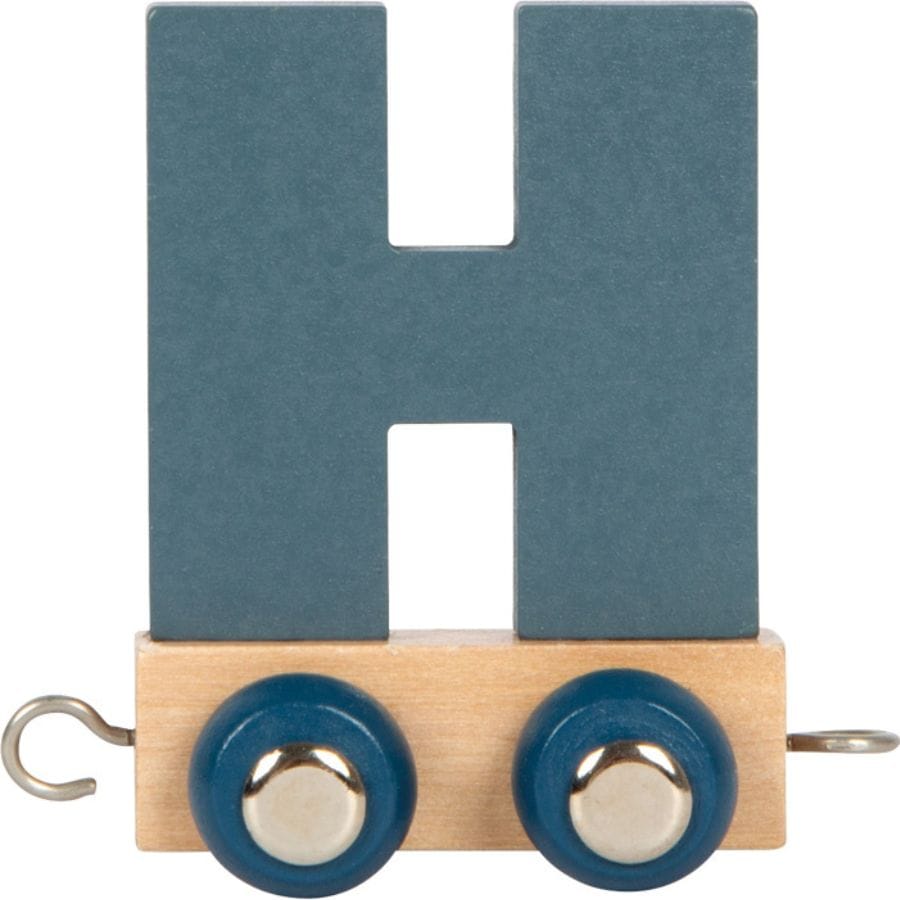 Legler Dekoration H small foot Holz-Buchstabenzug „Polar“ – personalisiertes Geschenk ab 2 Jahre