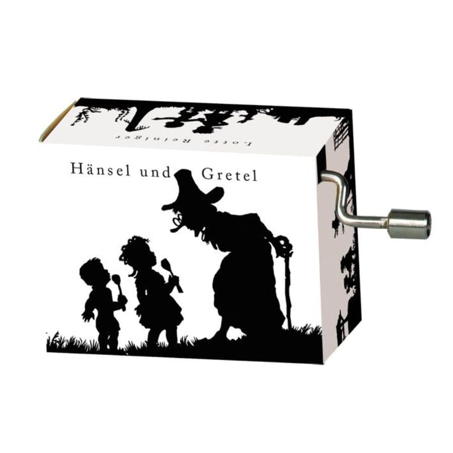 Fridolin Spieluhr Fridolin Kurbelspieldose, Hänsel und Gretel, Spieluhr auf Resonanzholz