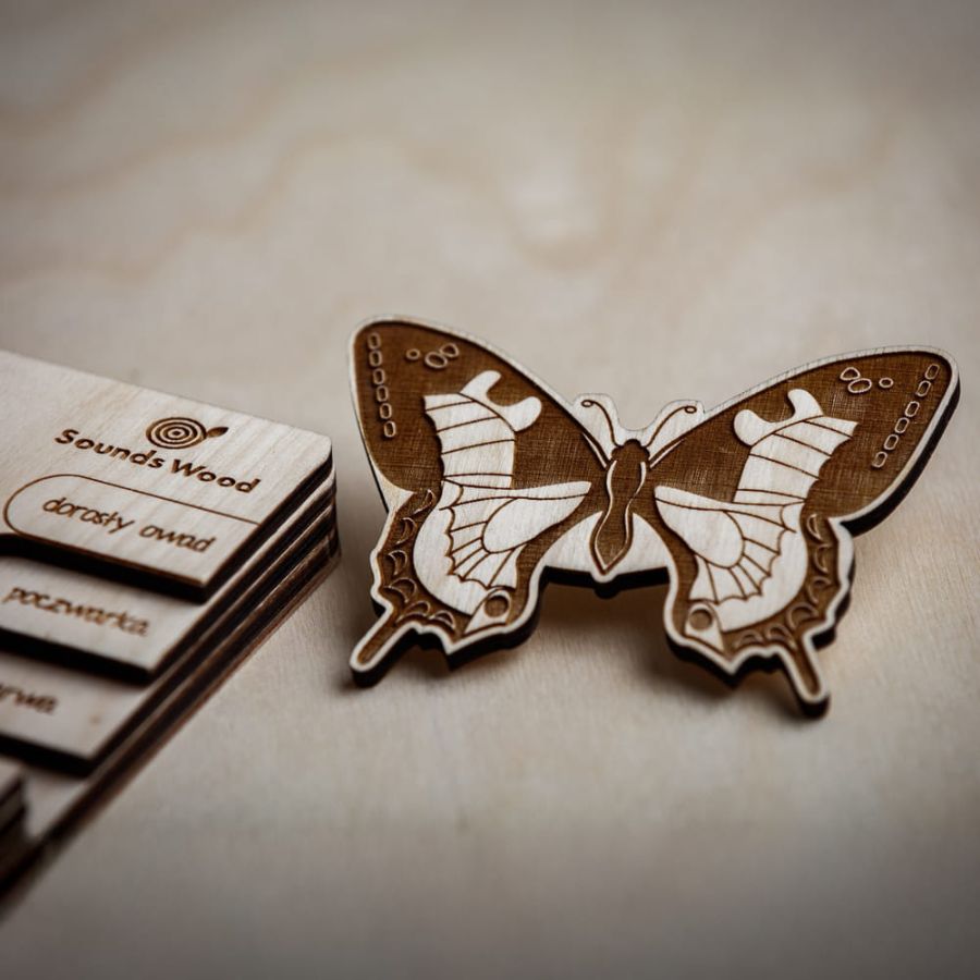 Sounds Wood Holzpuzzle „Bug’s Life“ – Insekten-Lebenszyklen, ab 5 Jahren
