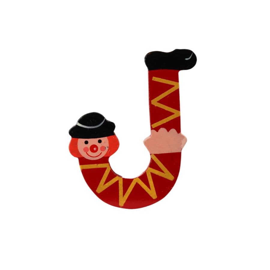 Gico Dekoration J Türbuchstaben Clownbuchstaben Holz A - Z