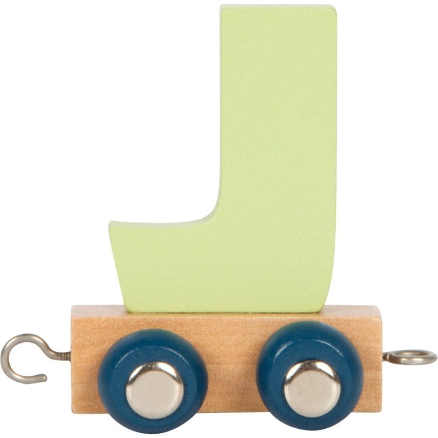 Legler Dekoration J small foot Holz-Buchstabenzug „Polar“ – personalisiertes Geschenk ab 2 Jahre