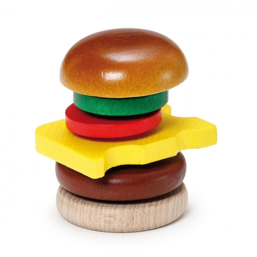 Erzi Spielzeuglebensmittel Erzi Käse zum Schneiden – 3-teiliges Holz-Käse-Set für Kaufladen & Kinderküche, ab 3 Jahre