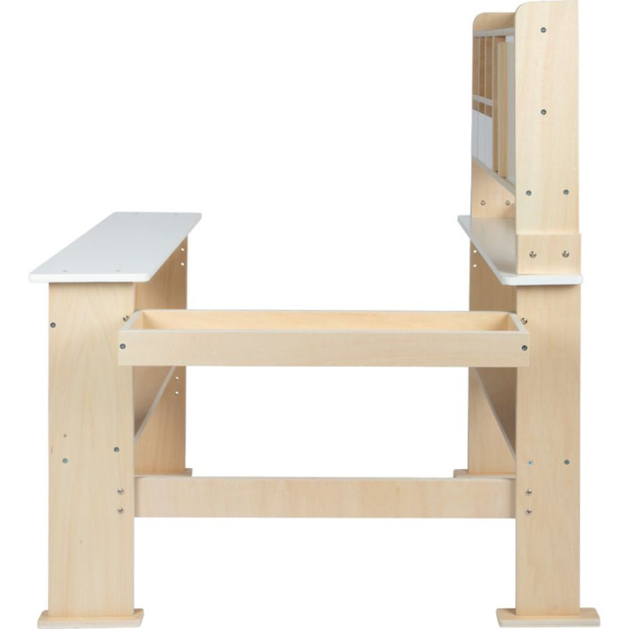 small foot Kaufladen – stabiler Holz-Verkaufsstand im modernen Design