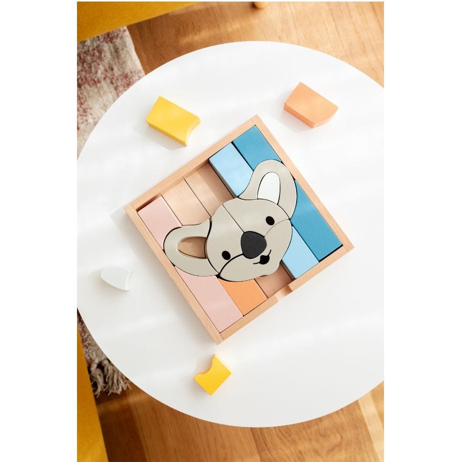 Stellavan And Papa Puzzle Stellavan & Papa Puzzle Koala Kirra – 3-in-1 Holzpuzzle für Kinder ab 18 Monaten