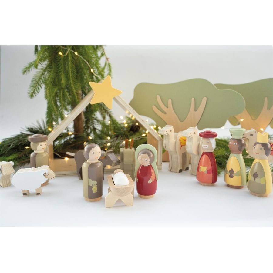 Legler Weihnachtskrippe Spielset Weihnachtskrippe Spielkrippe