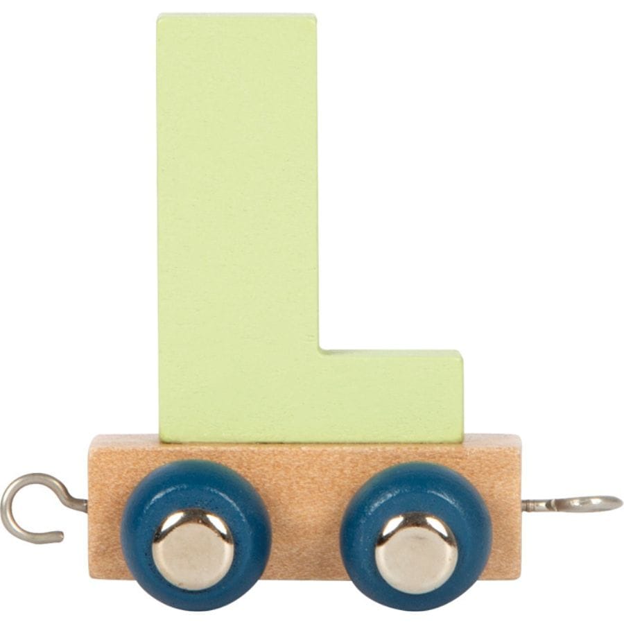 Legler Dekoration L small foot Holz-Buchstabenzug „Polar“ – personalisiertes Geschenk ab 2 Jahre