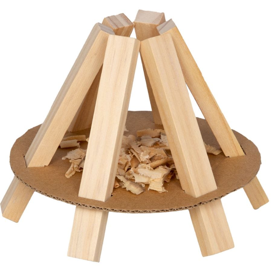 Spiegelburg Aktivspielzeug Nature Zoom Lagerfeuer-Starterset – Outdoor-Set für Kinder ab 5 Jahren