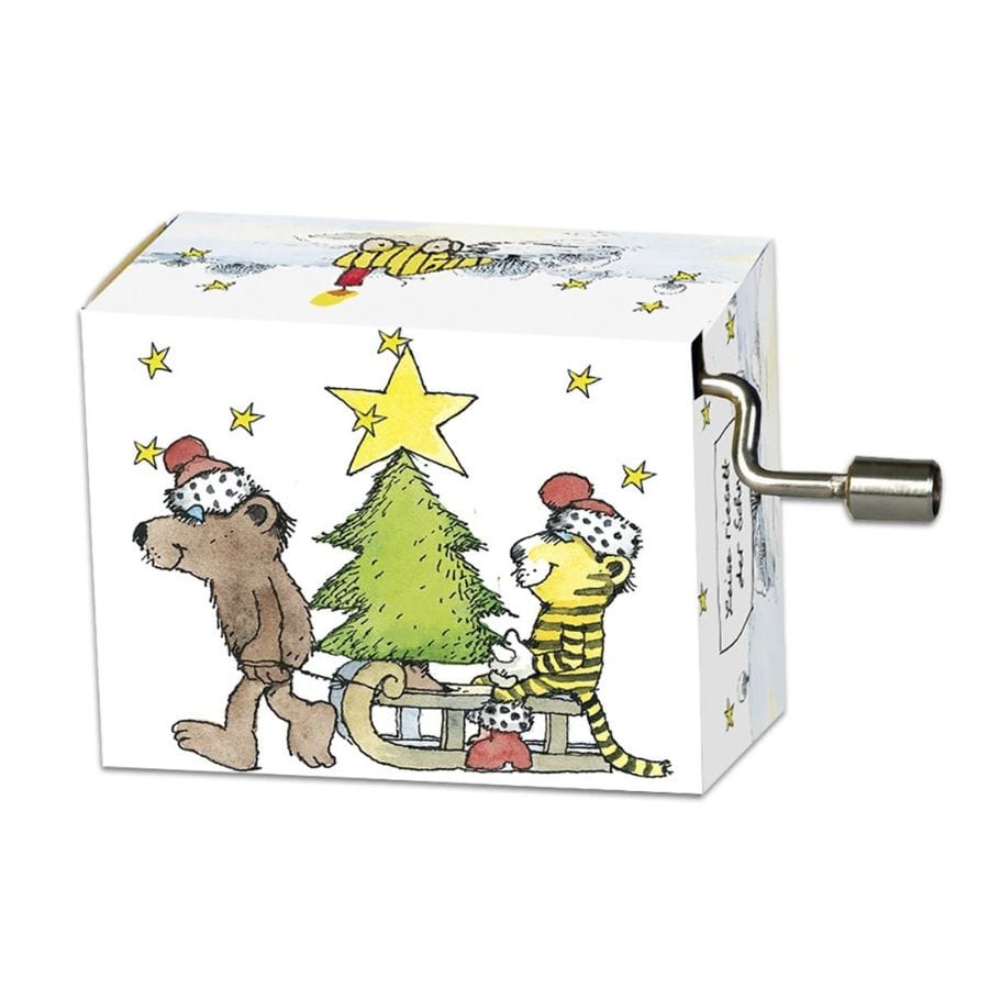 Fridolin Spieluhr Kurbelspieldose Leise rieselt der Schnee – Janosch Tannenbaum
