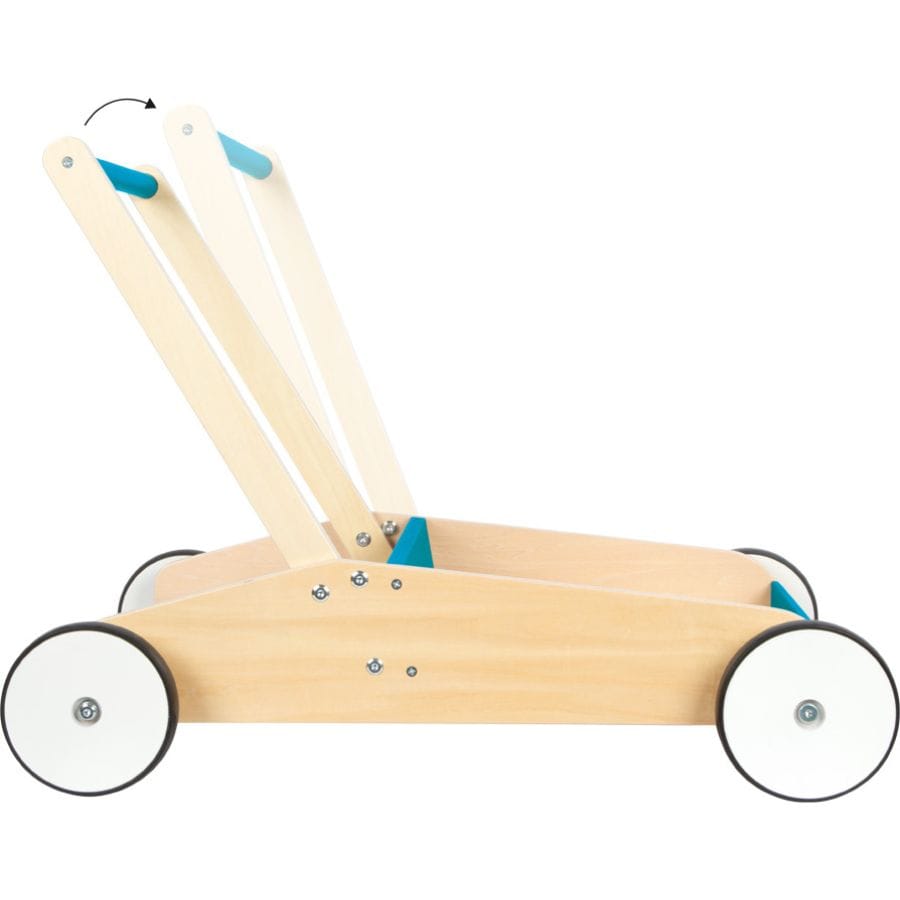 Legler Baby-Aktiv-Spielzeug Small foot Lauflernwagen aus Holz – Sicherer Begleiter ab 12 Monate