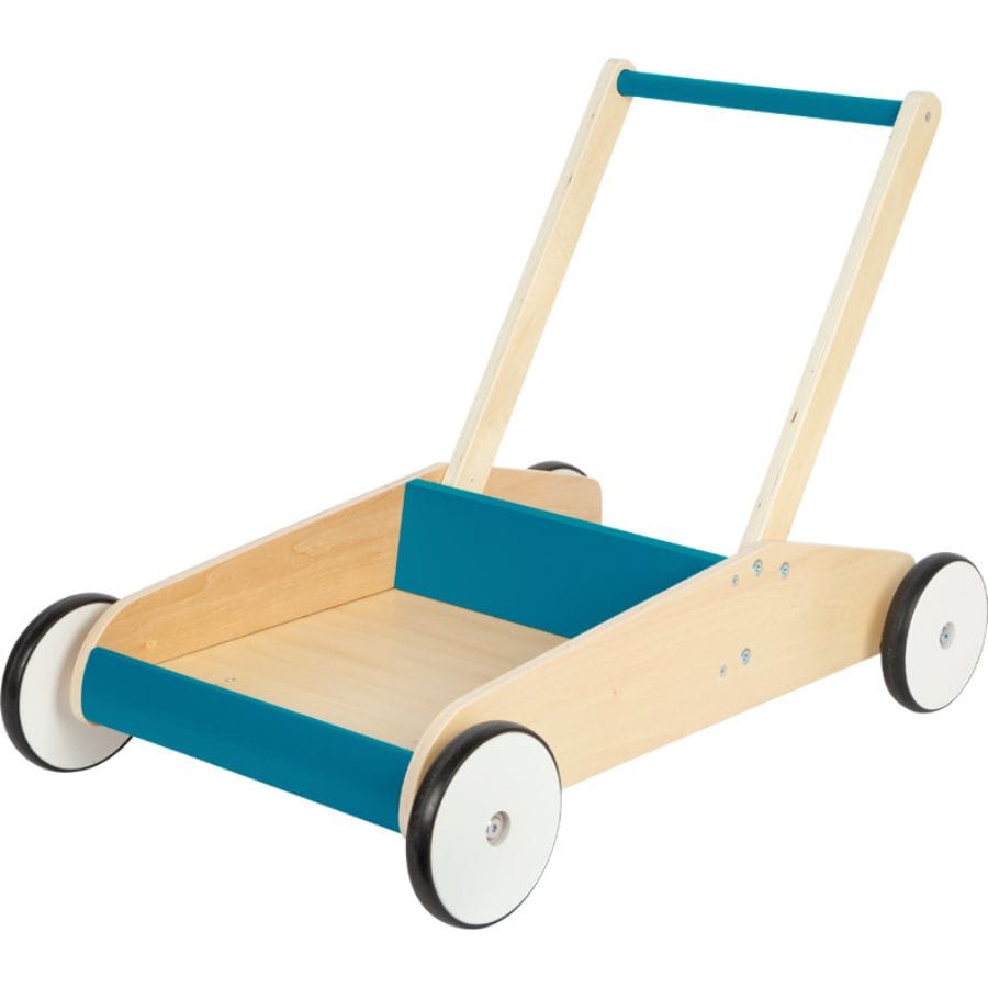 Legler Baby-Aktiv-Spielzeug Small foot Lauflernwagen aus Holz – Sicherer Begleiter ab 12 Monate