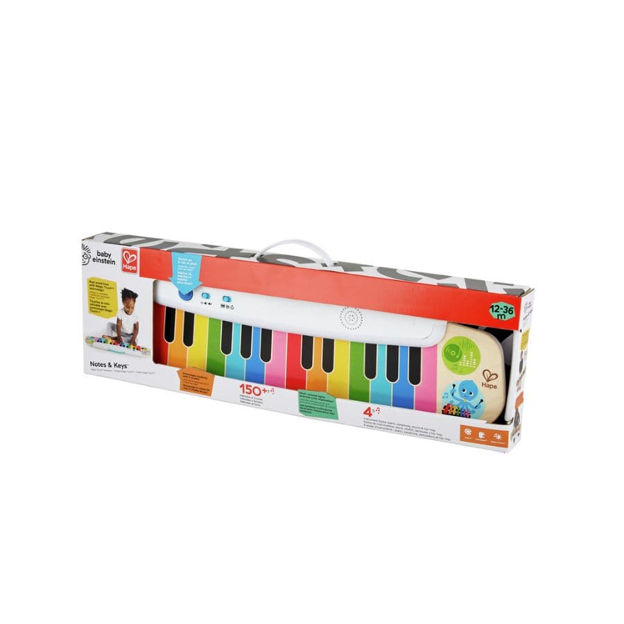 Toynamics Baby-Aktiv-Spielzeug Hape Magisches Touch Keyboard – Kinder Musikspiel ab 12 Monate