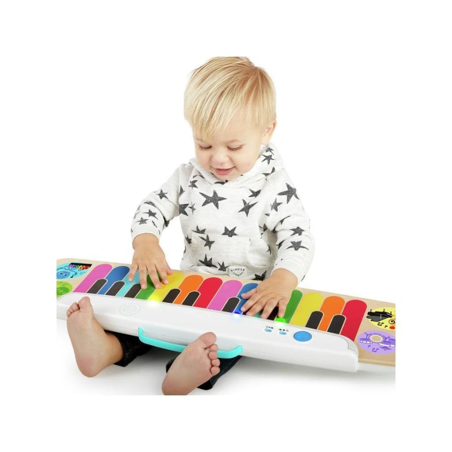 Toynamics Baby-Aktiv-Spielzeug Hape Magisches Touch Keyboard – Kinder Musikspiel ab 12 Monate