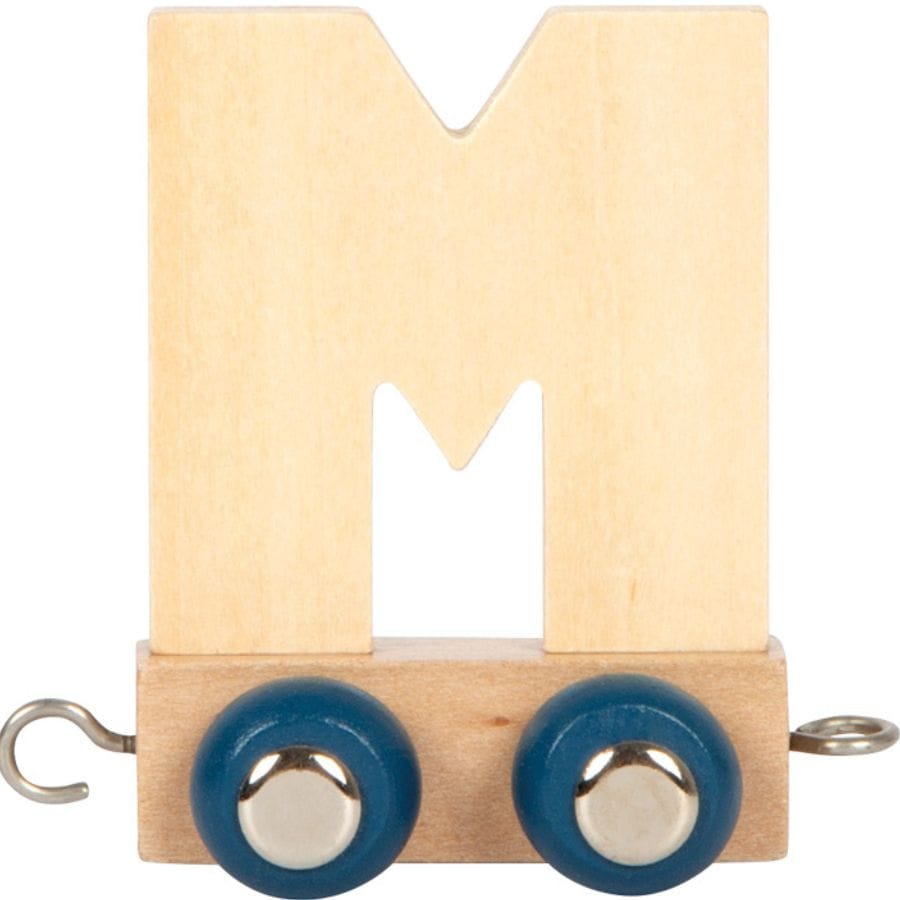 Legler Dekoration M small foot Holz-Buchstabenzug „Polar“ – personalisiertes Geschenk ab 2 Jahre