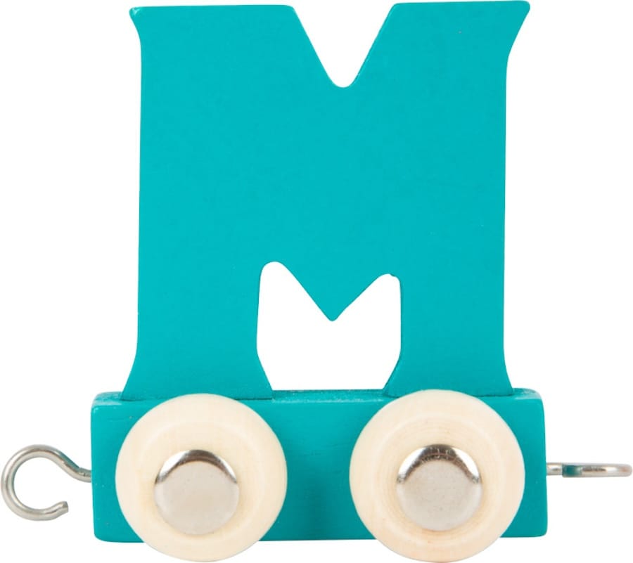 Legler Dekoration M bunt Buchstabenzug Namenszug aus Holz – Personalisierte Geschenkidee