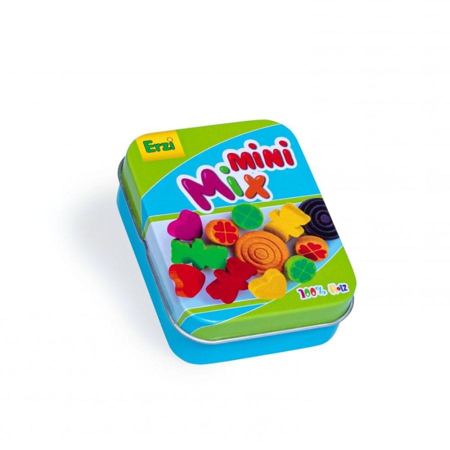 Erzi Spielzeuglebensmittel Erzi Mini-Mix Gummibärchen aus Holz – Kaufladen & Kinderküche, ab 3 Jahre