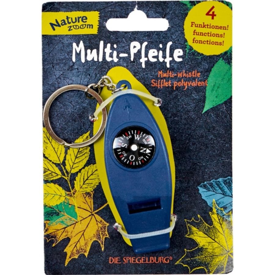 Spiegelburg Spielzeug für draußen Multi-Pfeife Nature Zoom mit Kompass, Lupe & Thermometer – Die Spiegelburg