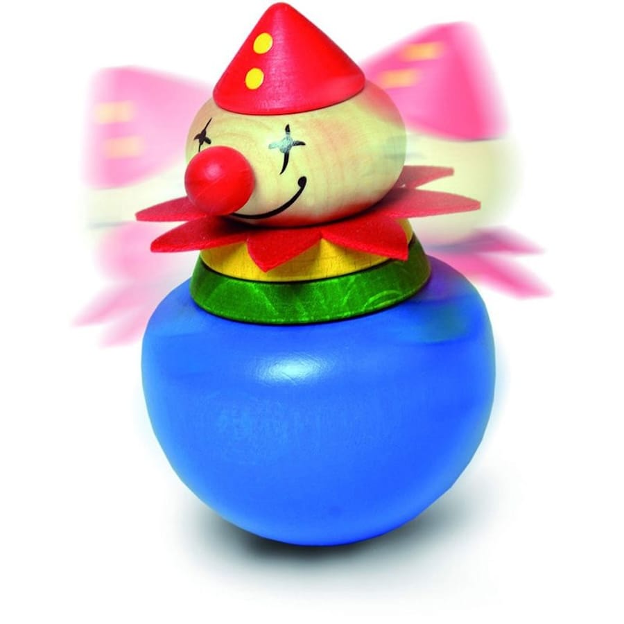 nic babyspielzeug Schaukel-Clown aus Holz