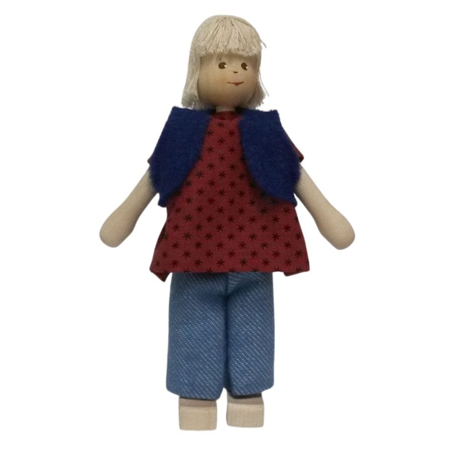 Annedore Krebs Puppen, Spielkombinationen & Spielzeugfiguren Oma, Bluse, Weste, Hose