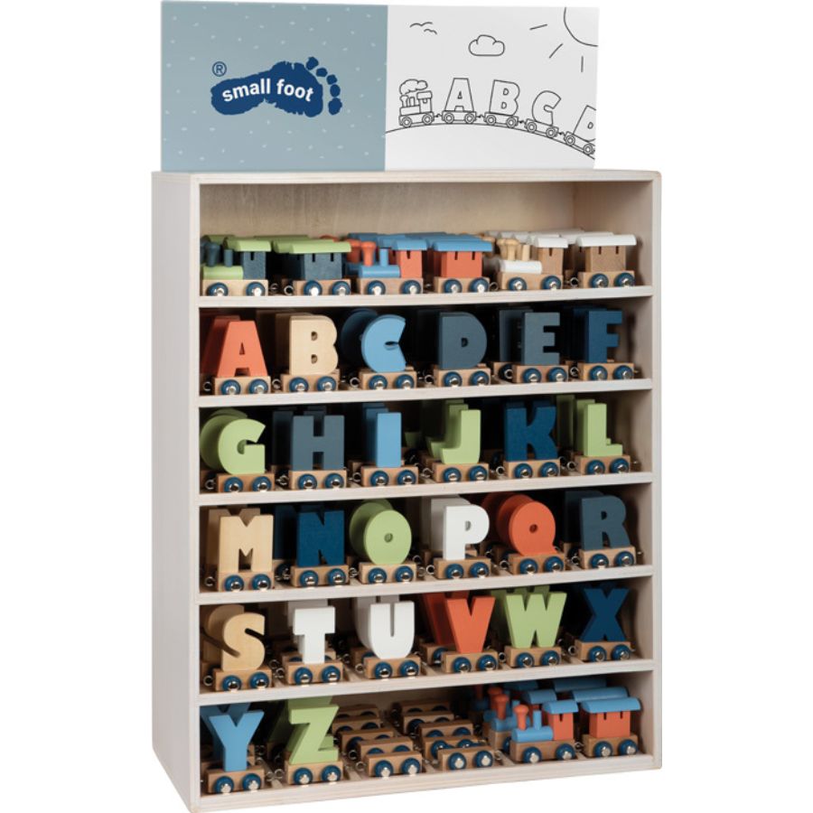 small foot Holz-Buchstabenzug „Polar“ – personalisiertes Geschenk ab 2 Jahre