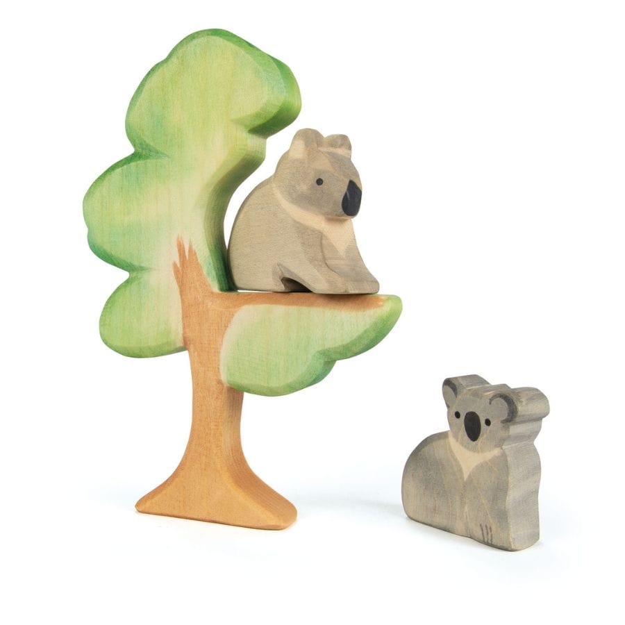 Ostheimer Holzfiguren Ostheimer Ostheimer Eukalyptus-Baum – Holzspielzeug ab 3 Jahren für fantasievolles Tier- und Waldspiel
