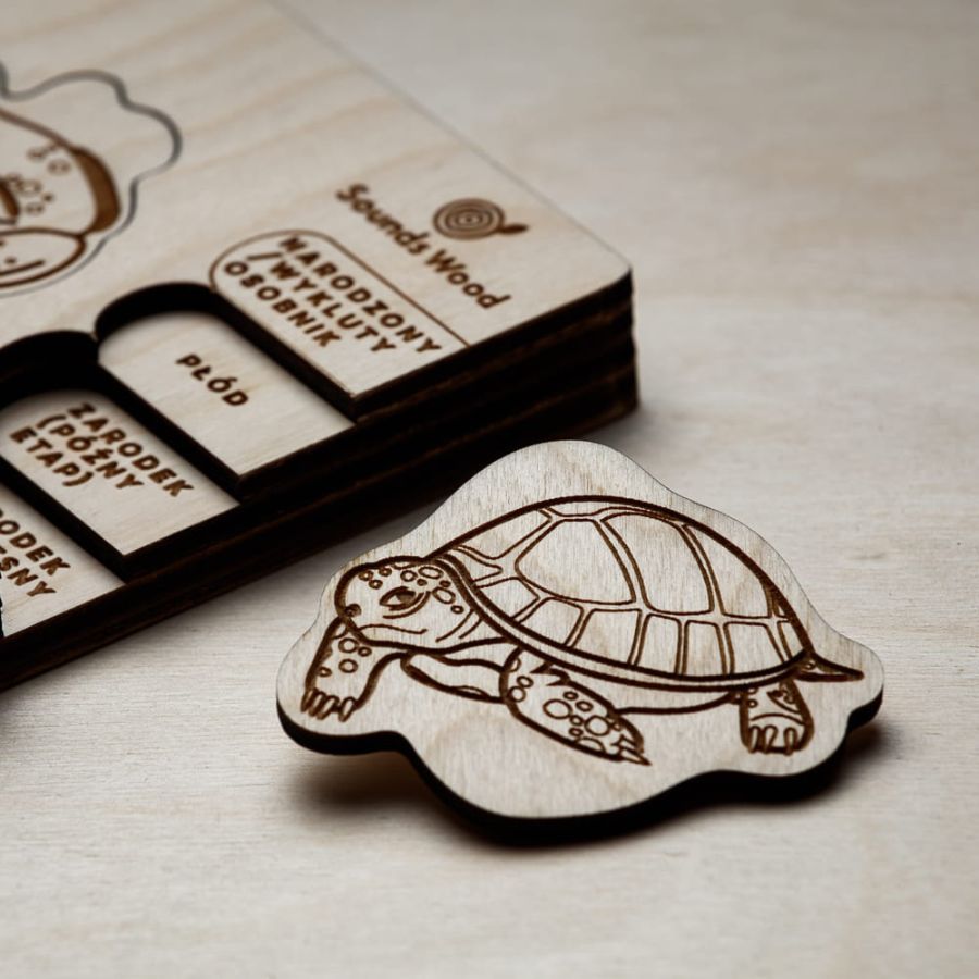 Holzpuzzle "Wir sind eine Familie"