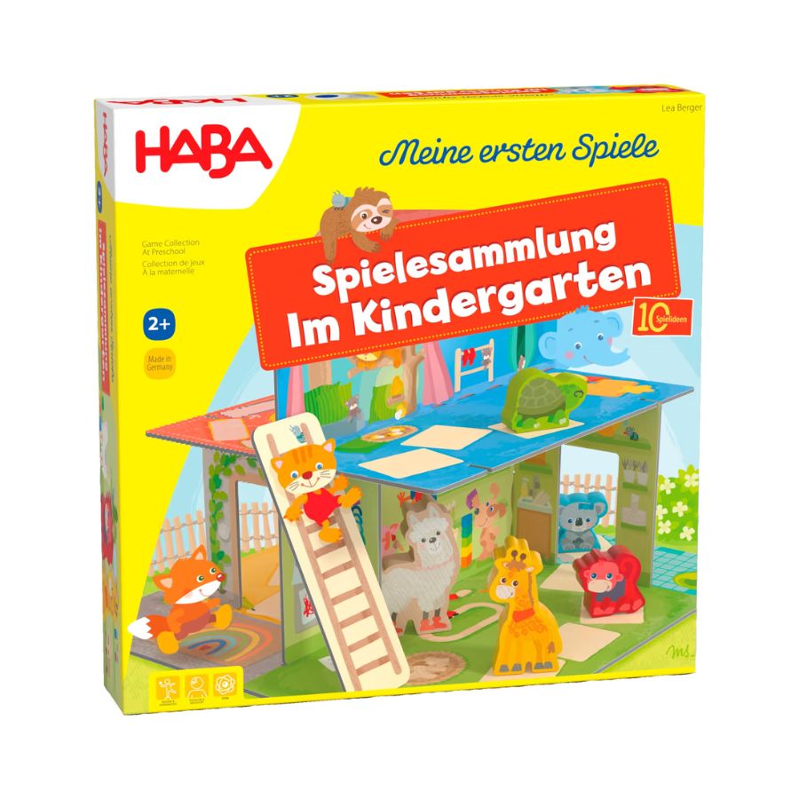 HABA Spielesammlung Kindergarten „Regenbogen“ – Holzspielzeug ab 2 Jahre