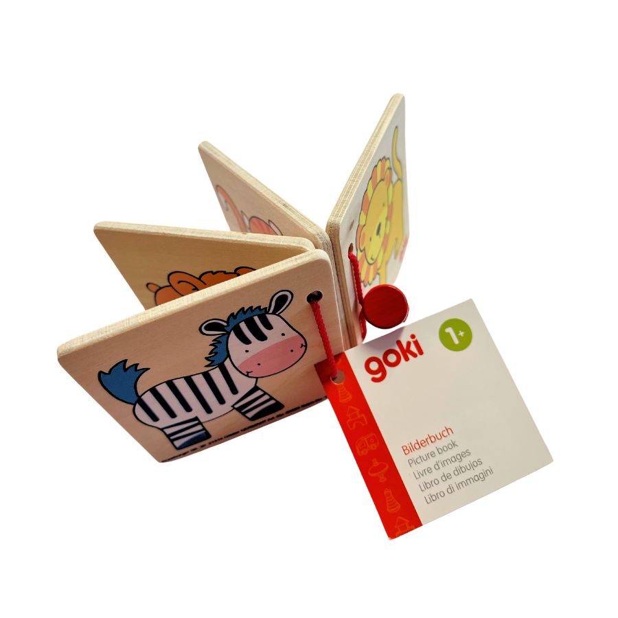 Holz-Bilderbuch Lok, Löwe, Ente