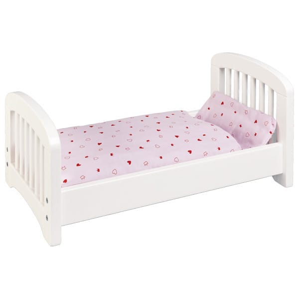 Goki Puppen und Zubehör Puppenbett weiß