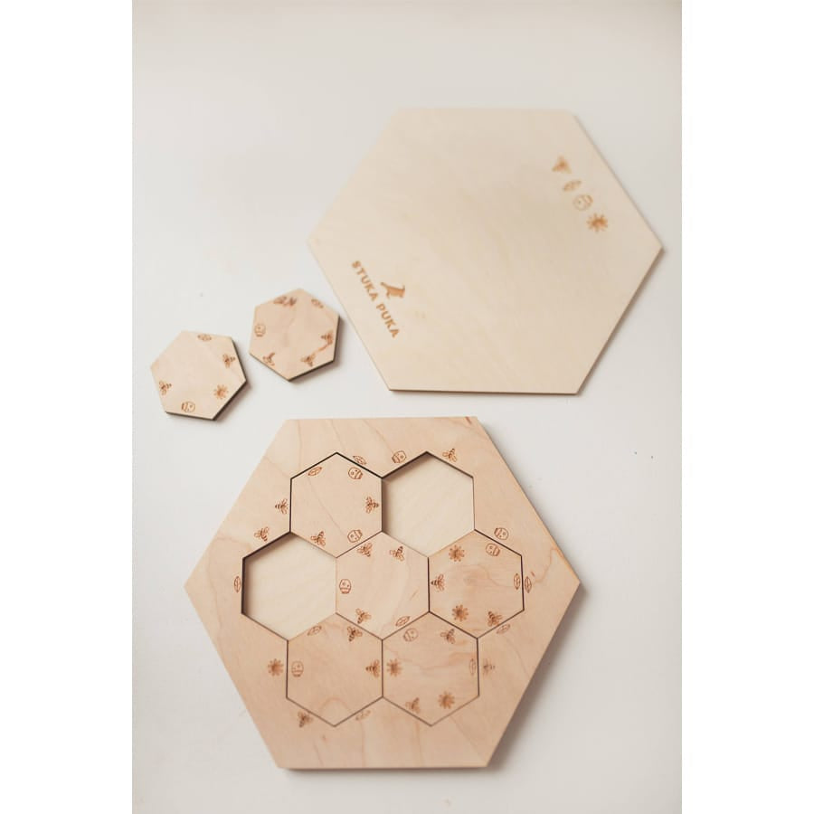 Stuka Puka Puzzles & Geduldspiele Rätselspiel Waben-Puzzle "ULALA"