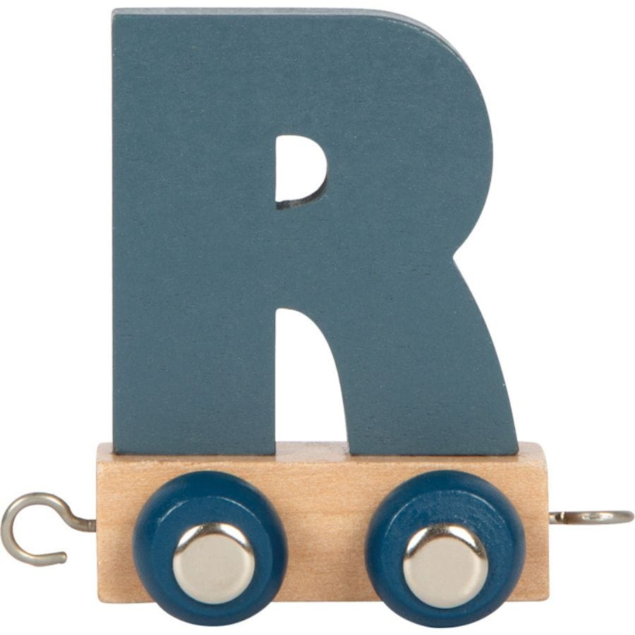 Legler Dekoration R small foot Holz-Buchstabenzug „Polar“ – personalisiertes Geschenk ab 2 Jahre