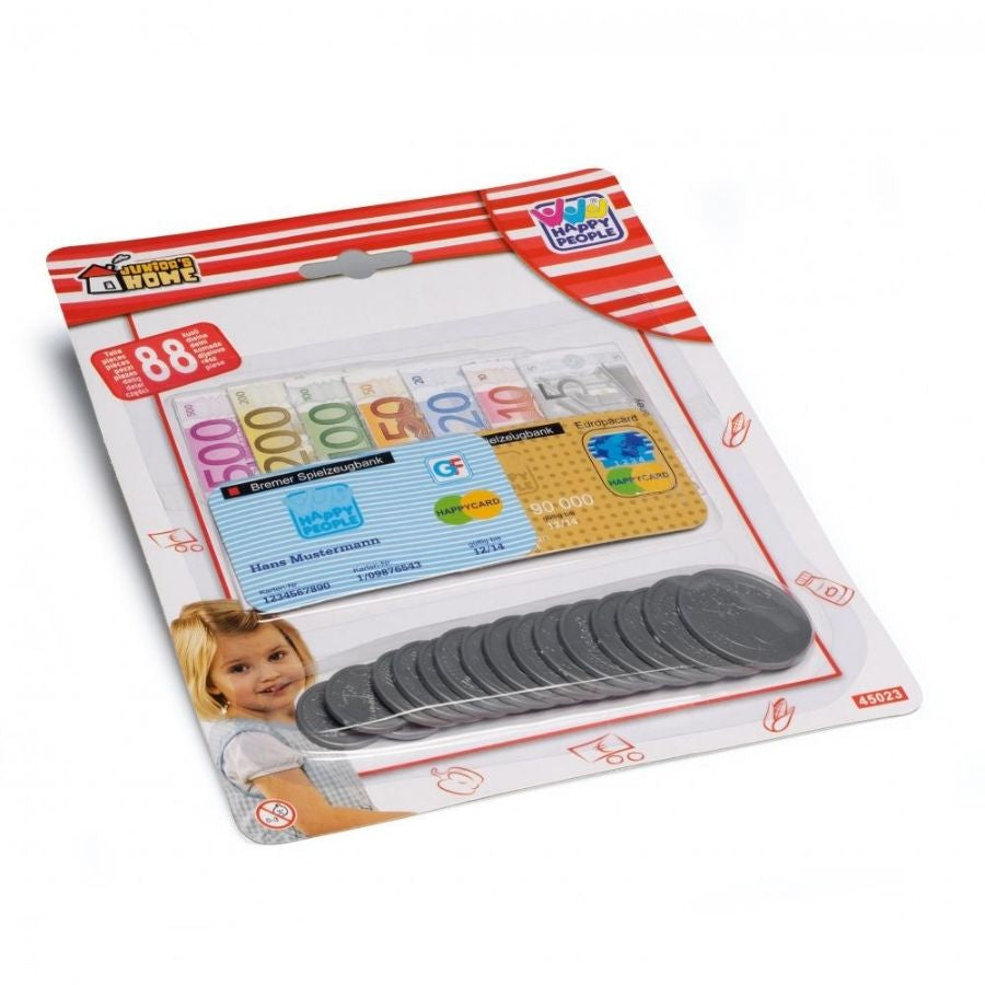 Erzi Spielgeld für den Kaufladen – realitätsnahes Spielgeld zum Rechnen & Rollenspiel
