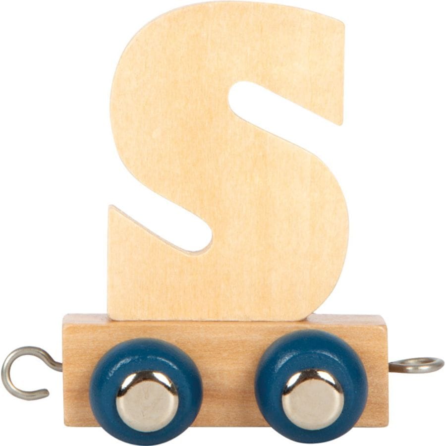 Legler Dekoration S small foot Holz-Buchstabenzug „Polar“ – personalisiertes Geschenk ab 2 Jahre
