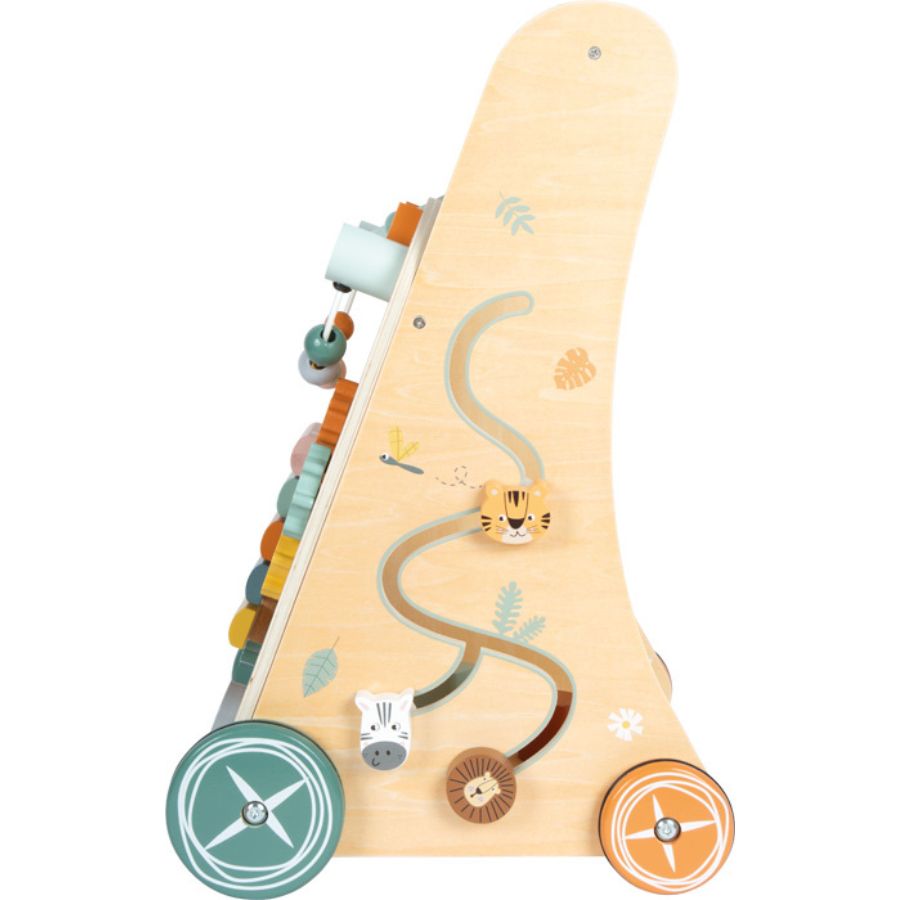 Small foot Lauflernwagen „Safari“ mit Xylophon & Motorikspiel – ab 12 Monate