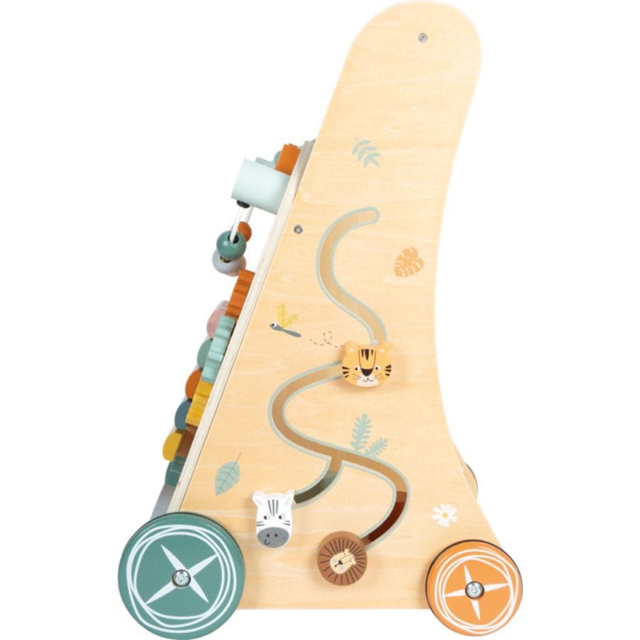Legler Aktivspielzeug Small foot Lauflernwagen „Safari“ mit Xylophon & Motorikspiel – ab 12 Monate