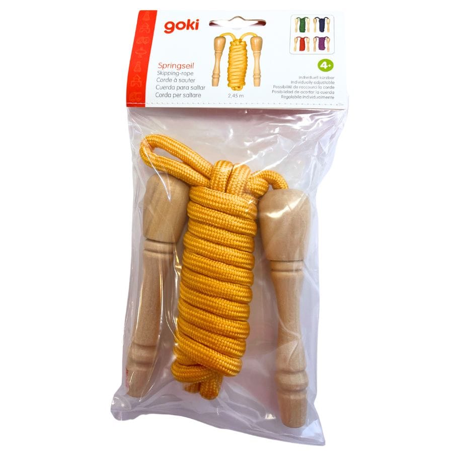 Goki Outdoor Gelb Springseil bunt - individuell kürzbar