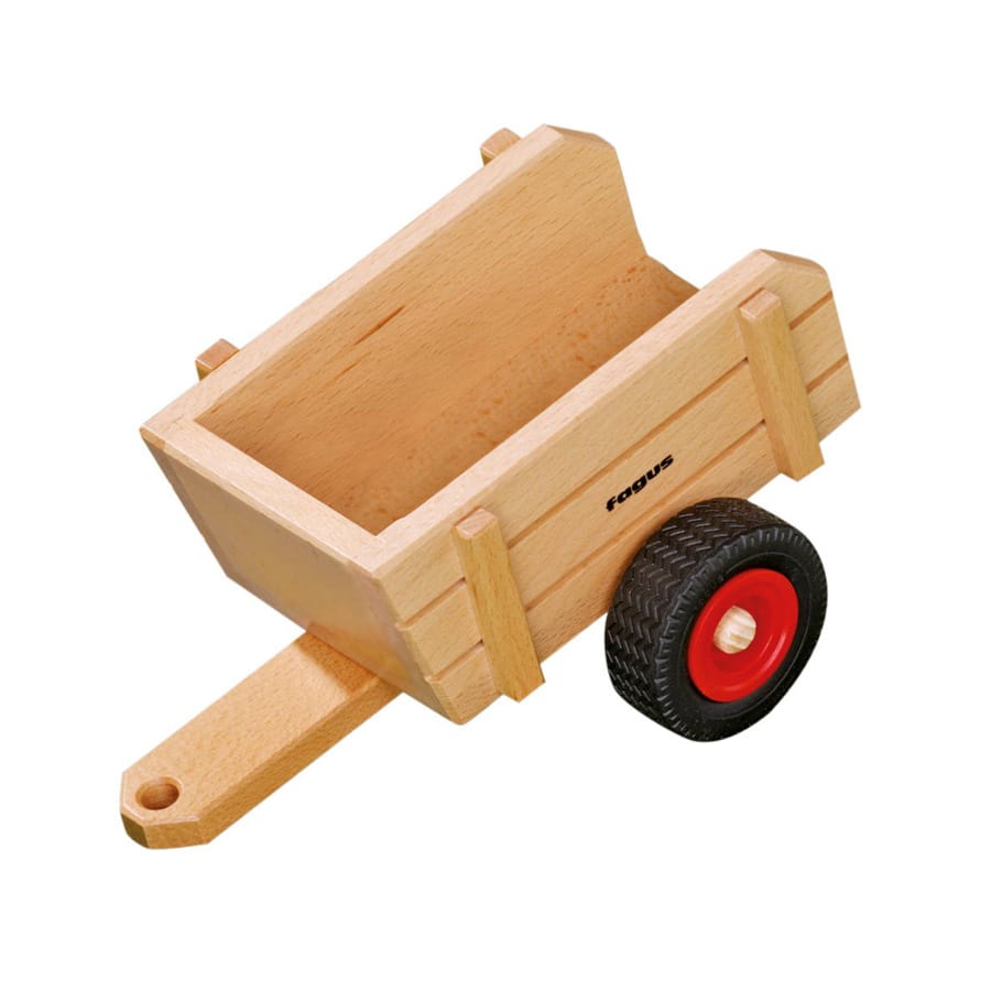 Fagus Holzfahrzeug Fagus Sturzkarre aus Holz – Ab 2 Jahren, für Traktor & Schlepper