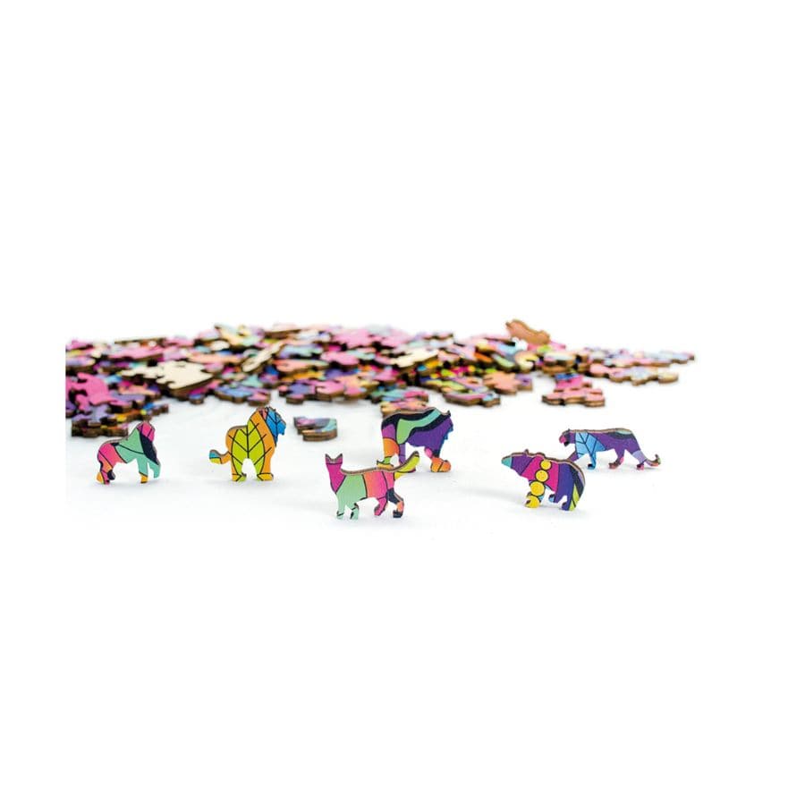Bartl Puzzle Eureka Holzpuzzle Tiger – 138 Teile, Tierform-Puzzle ab 8 Jahre