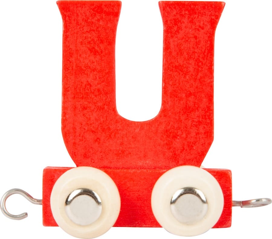 Legler Dekoration U bunt Buchstabenzug Namenszug aus Holz – Personalisierte Geschenkidee