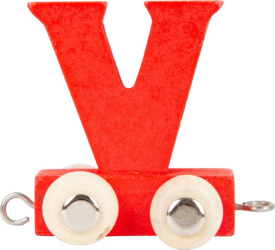Legler Dekoration V bunt Buchstabenzug Namenszug aus Holz – Personalisierte Geschenkidee