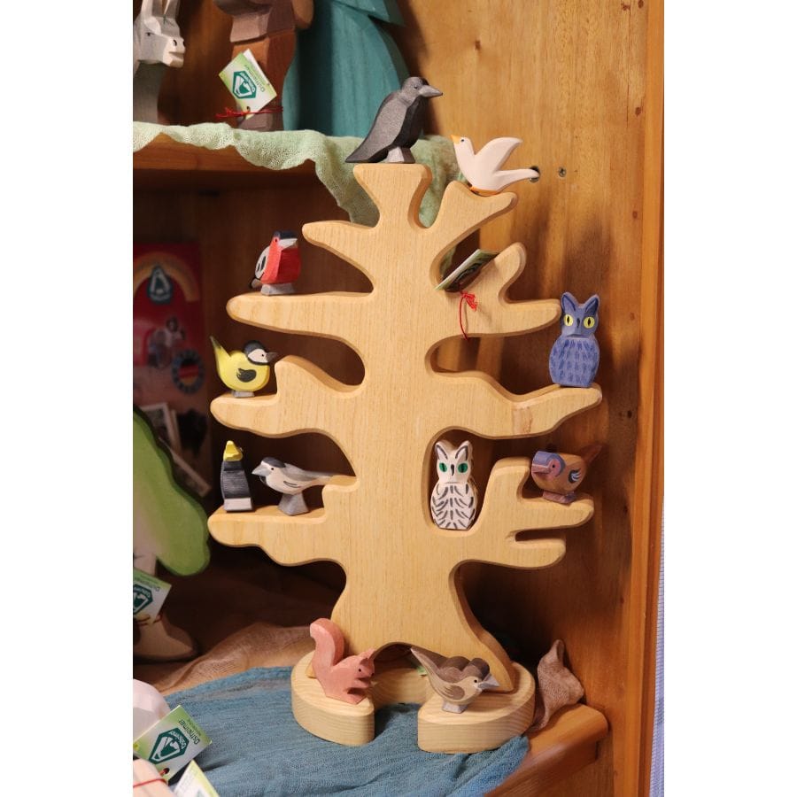 Ostheimer Holzfiguren Ostheimer Ostheimer Vogelbaum mit Stütze aus Holz, ab 3 Jahre