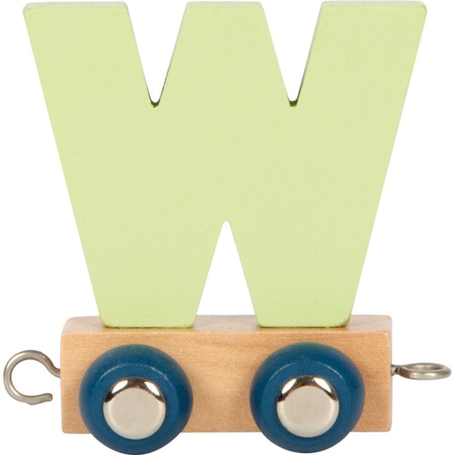 Legler Dekoration W small foot Holz-Buchstabenzug „Polar“ – personalisiertes Geschenk ab 2 Jahre