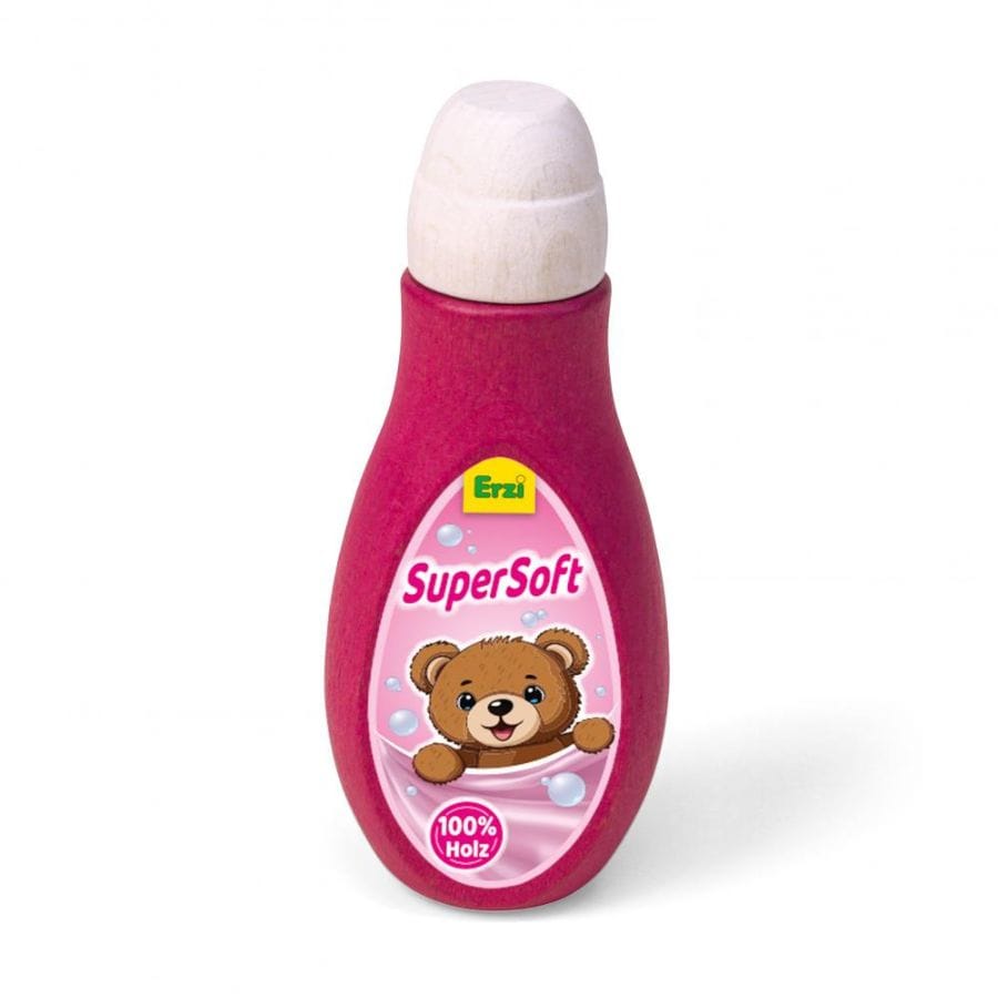 Erzi Spielzeuglebensmittel Erzi Weichspüler „SuperSoft“ aus Holz – Kaufladen & Kinderküche, ab 3 Jahre