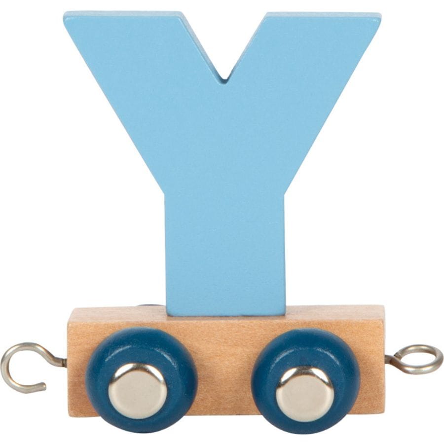 Legler Dekoration Y small foot Holz-Buchstabenzug „Polar“ – personalisiertes Geschenk ab 2 Jahre