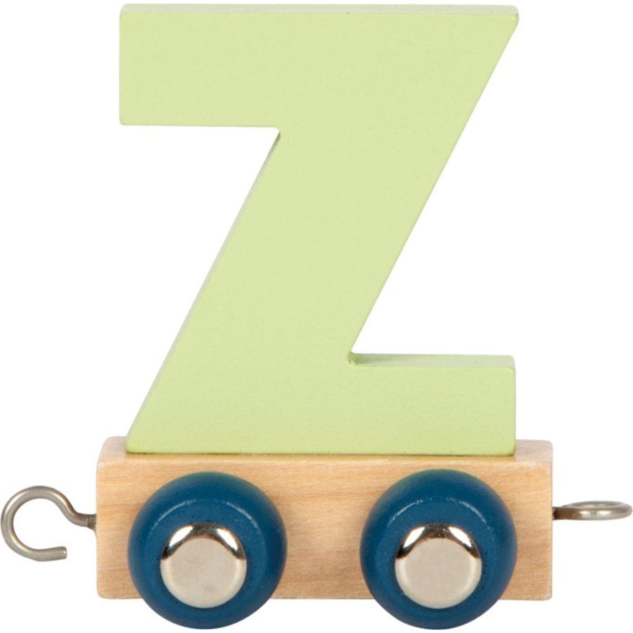Legler Dekoration Z small foot Holz-Buchstabenzug „Polar“ – personalisiertes Geschenk ab 2 Jahre