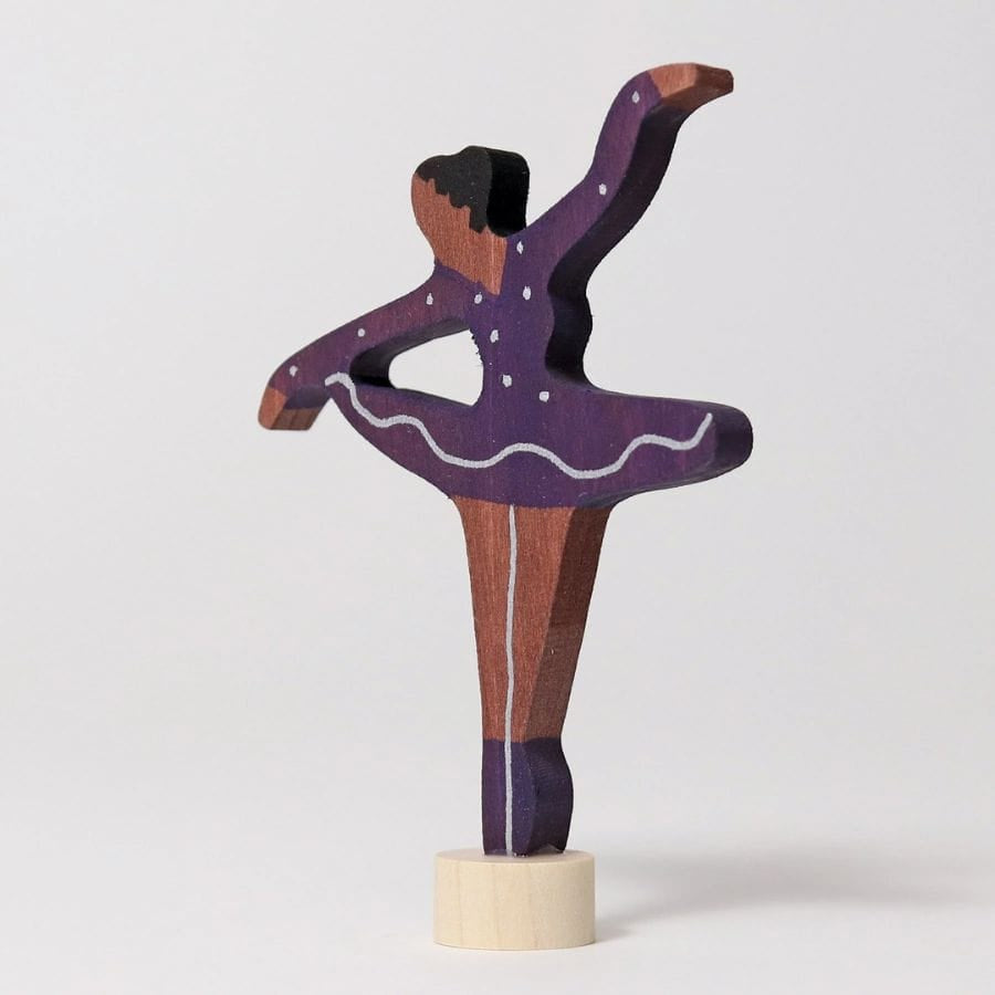 GRIMM'S Geburtstagsdekoration GRIMM’S Steckfigur Ballerina „Fliederduft“ – handbemalte Dekoration